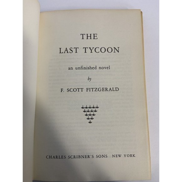 RARE ~The Last Tycoon ~ F. Scott Fitzgerald (1969, Hb  Dust Jacket - Picture 10 of 11